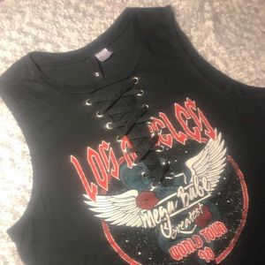 Punk Tank with open cross front